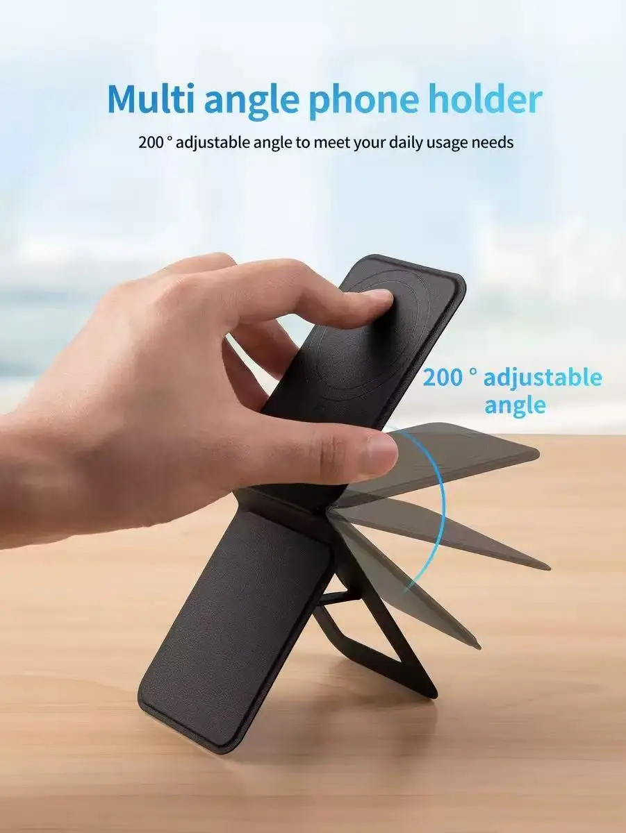 Magnetic Phone Tripod Stand with Angle Adjustment for iPhone MagSafe Invisible Selfie Stick Powerful Magnets
Magnetic Phone Tripod Stand with Angle Adjustment for iPhone MagSafe Invisible Selfie Stick Powerful Magnets
