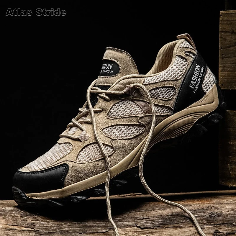 Men's Mesh Outdoor Sneakers Lace-Up Suede Panel Non-Slip Lug Sole Breathable Lightweight Casual Walking Fashion Footwear
Men's Mesh Outdoor Sneakers Lace-Up Suede Panel Non-Slip Lug Sole Breathable Lightweight Casual Walking Fashion Footwear