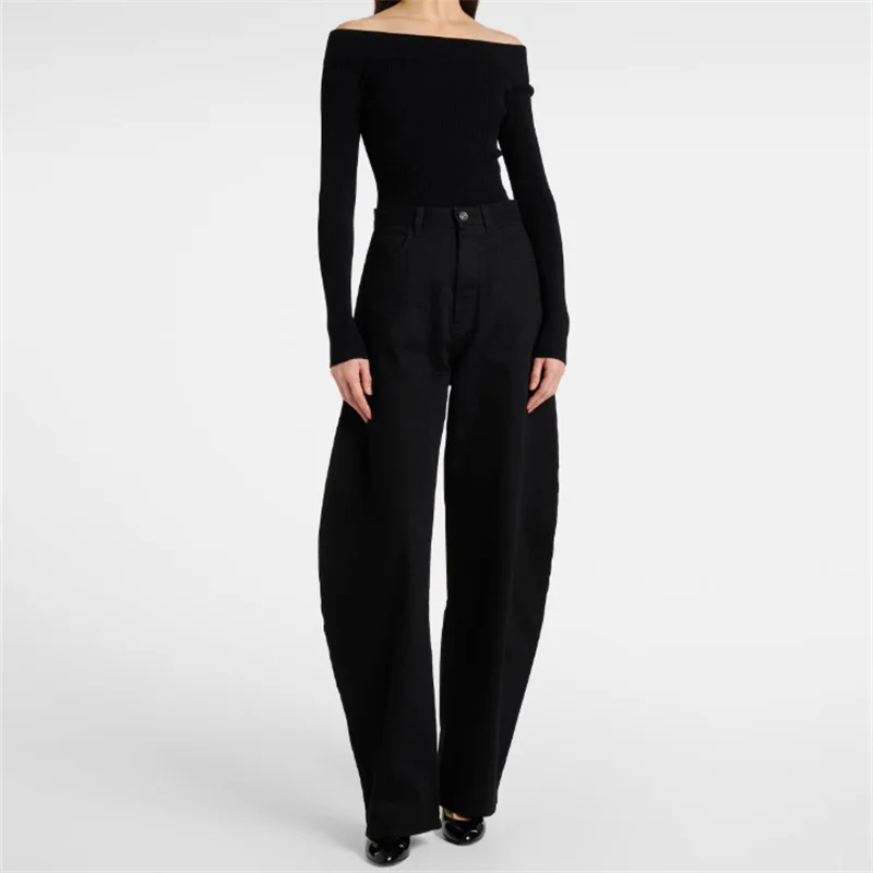 Women's jeans New high waisted slim fit straight leg pants for summer 2025 High quality pure cotton women's pants denim pants
Women's jeans New high waisted slim fit straight leg pants for summer 2025 High quality pure cotton women's pants denim pants