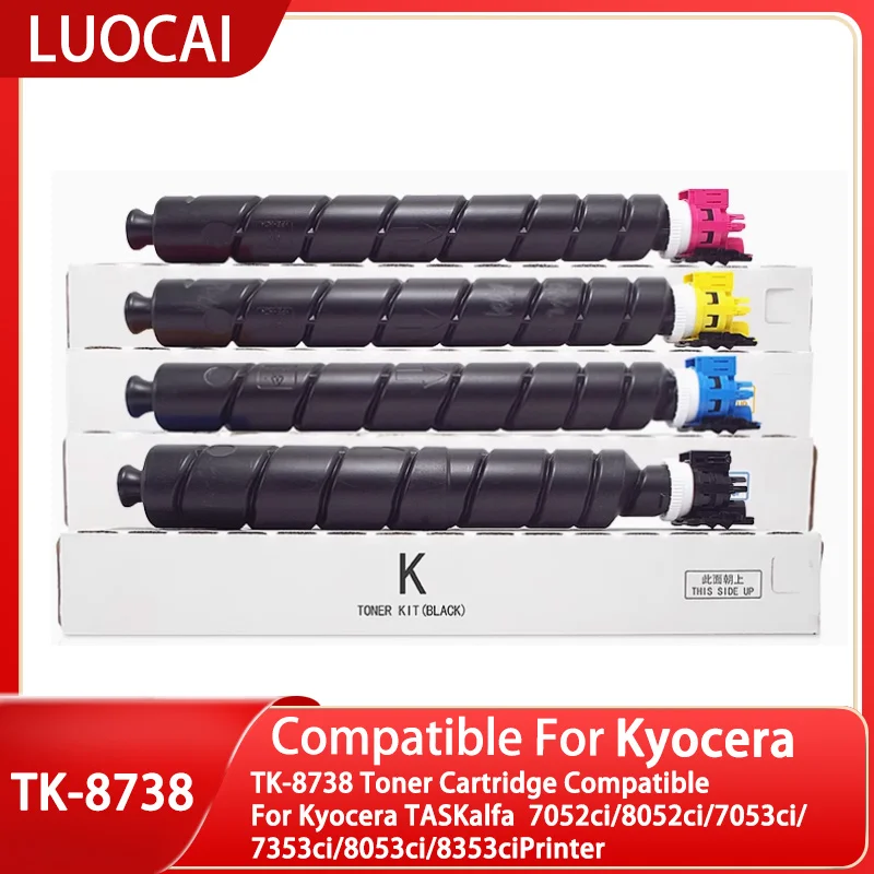 TK-8738 Тонер-картридж, совместимый с принтером Kyocera TASKalfa 7052ci/8052ci/7053ci/7353ci/8053ci/8353ci
TK-8738 Тонер-картридж, совместимый с принтером Kyocera TASKalfa 7052ci/8052ci/7053ci/7353ci/8053ci/8353ci