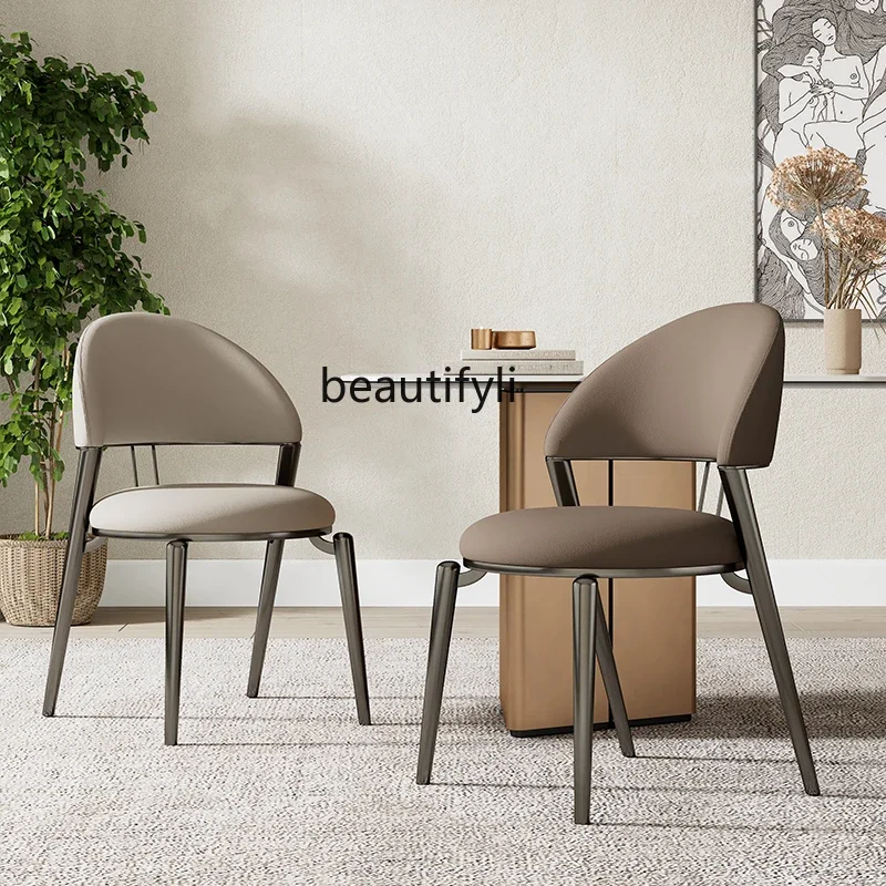 B6 Dining chair home modern minimalist Italian style, hotel Nordic backrest dining table and chairs
B6 Dining chair home modern minimalist Italian style, hotel Nordic backrest dining table and chairs