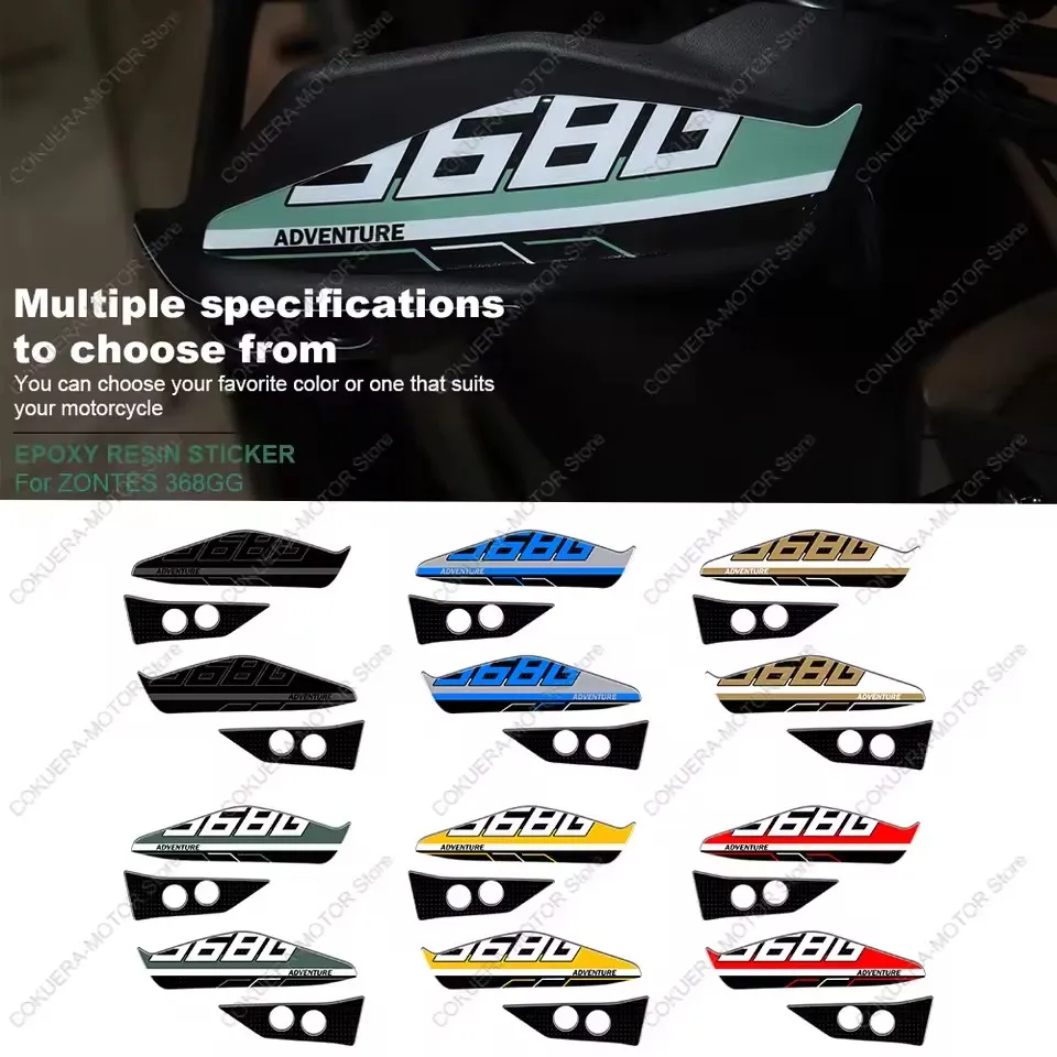 for ZONTES 368G 368G Motorcycle Accessories Hand guard protection sticker 3D Epoxy Resin Protection Stickers
for ZONTES 368G 368G Motorcycle Accessories Hand guard protection sticker 3D Epoxy Resin Protection Stickers
