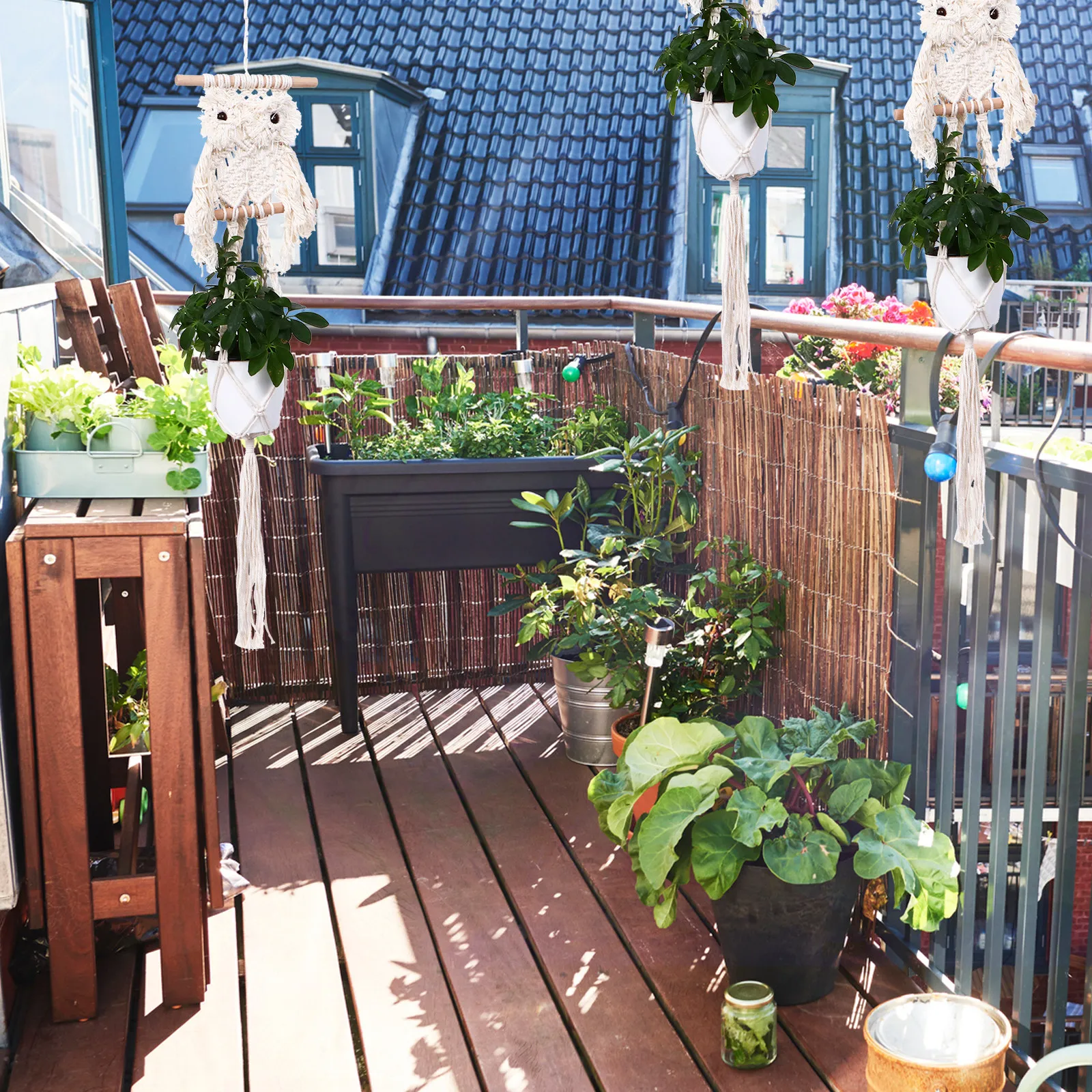 1Pcs Cotton Rope Owl Shaped Wall Plant Hanger Knitting Macrame Flowerpot Hanging Basket Artistic Home Decoration
1Pcs Cotton Rope Owl Shaped Wall Plant Hanger Knitting Macrame Flowerpot Hanging Basket Artistic Home Decoration