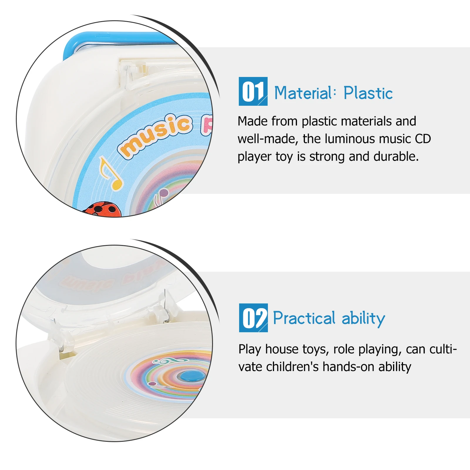 Mini CD Machine Plastic Kids Educational Toy Bright Color Practical Design Children Plaything Home Appliance Interactive
Mini CD Machine Plastic Kids Educational Toy Bright Color Practical Design Children Plaything Home Appliance Interactive