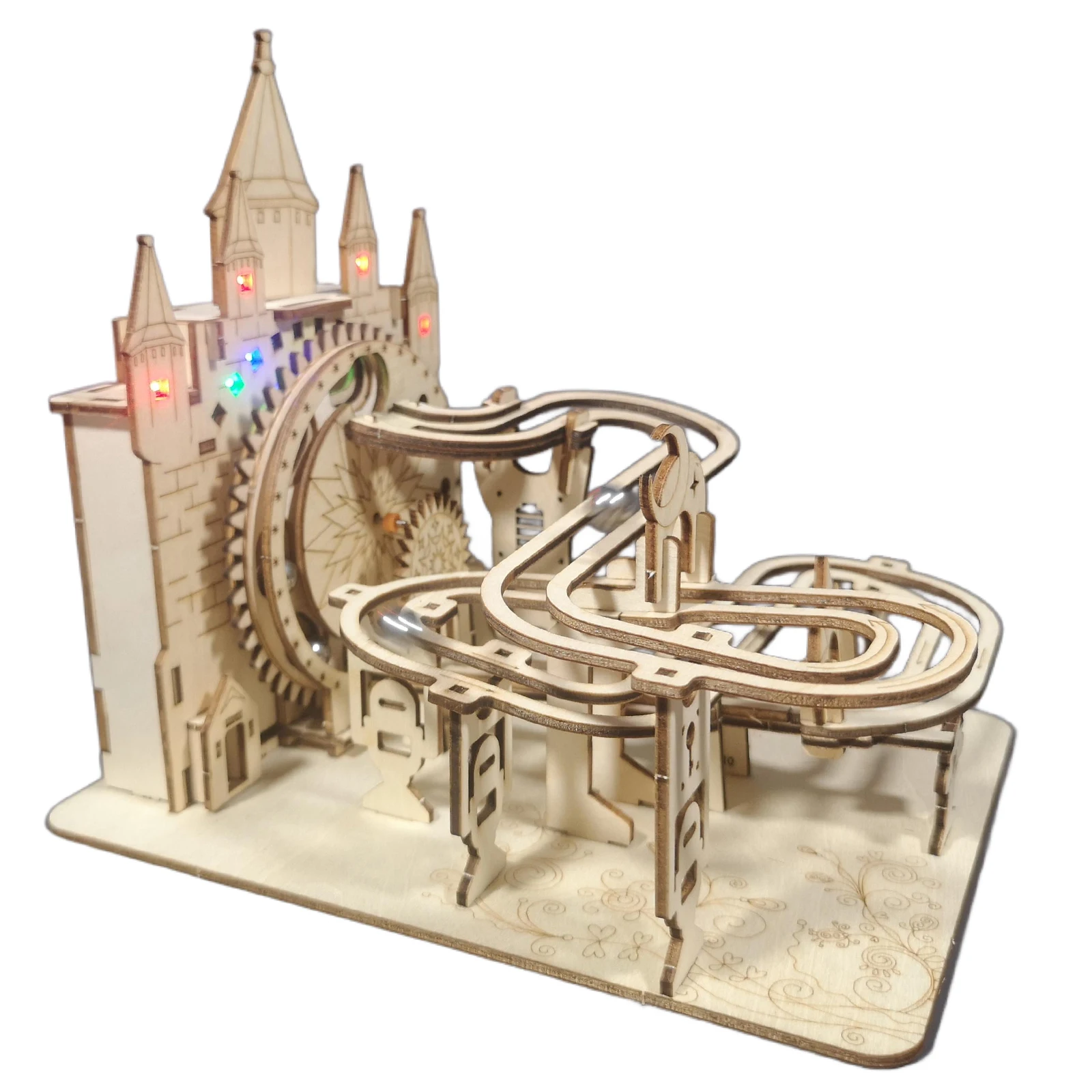 Parent-child Home Assemble 3D Wooden Marble Run Model Perfect for Christmas Gifts
Parent-child Home Assemble 3D Wooden Marble Run Model Perfect for Christmas Gifts