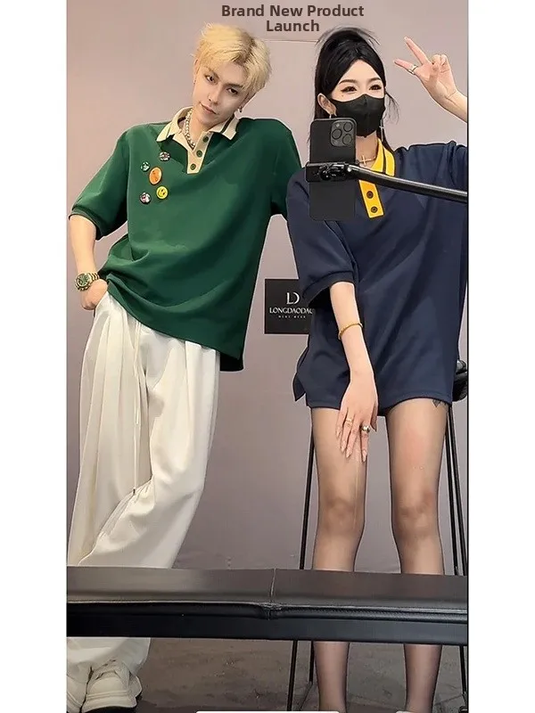 Korean Sle Cartoon Bae Ne ort Sve T-irt ex Casual Summer f Sve Faionable Cotton Polyester Blend
Korean Sle Cartoon Bae Ne ort Sve T-irt ex Casual Summer f Sve Faionable Cotton Polyester Blend