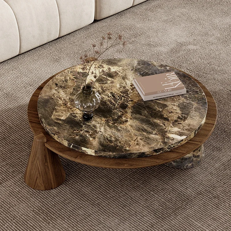 Italian Luxury Marble Coffee Table Round Combination Living Room Side Tables Small Apartment New Mesa De Centro Sala Furniture
Italian Luxury Marble Coffee Table Round Combination Living Room Side Tables Small Apartment New Mesa De Centro Sala Furniture