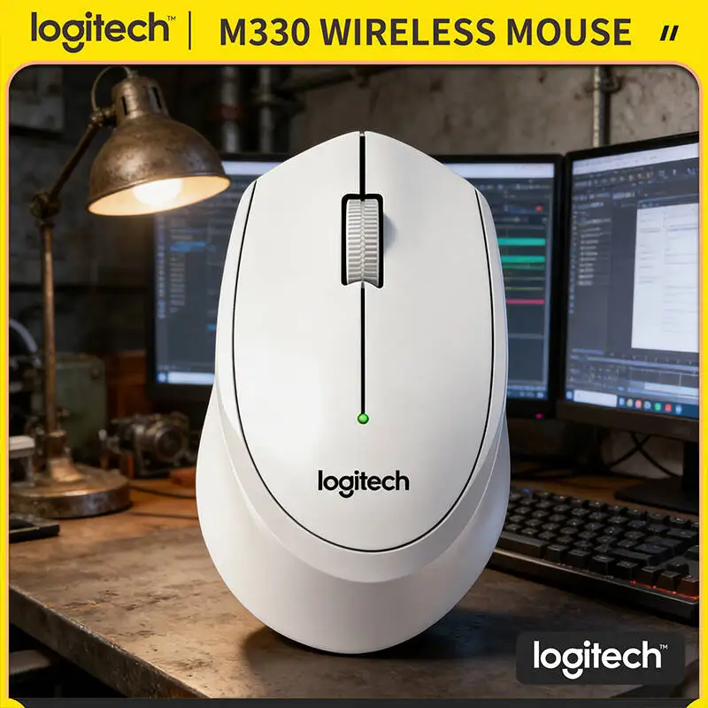 Logitech M330 Silent Cordless Mouse USB Nano Receiver 2.4GHz Ergonomic Grip Quiet Operation for PC Mac Chromebook Office Home
Logitech M330 Silent Cordless Mouse USB Nano Receiver 2.4GHz Ergonomic Grip Quiet Operation for PC Mac Chromebook Office Home
