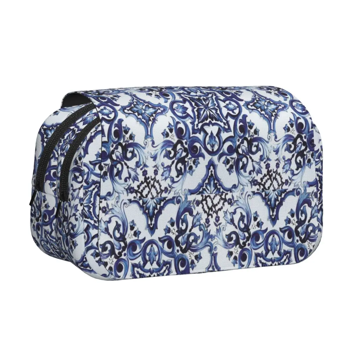 Blue Ornate Floral Mediterranean Sicilian Tile Pencil Cases Pen Holder Hard Shell Leather Large Storage Pen Box Pencil
Blue Ornate Floral Mediterranean Sicilian Tile Pencil Cases Pen Holder Hard Shell Leather Large Storage Pen Box Pencil