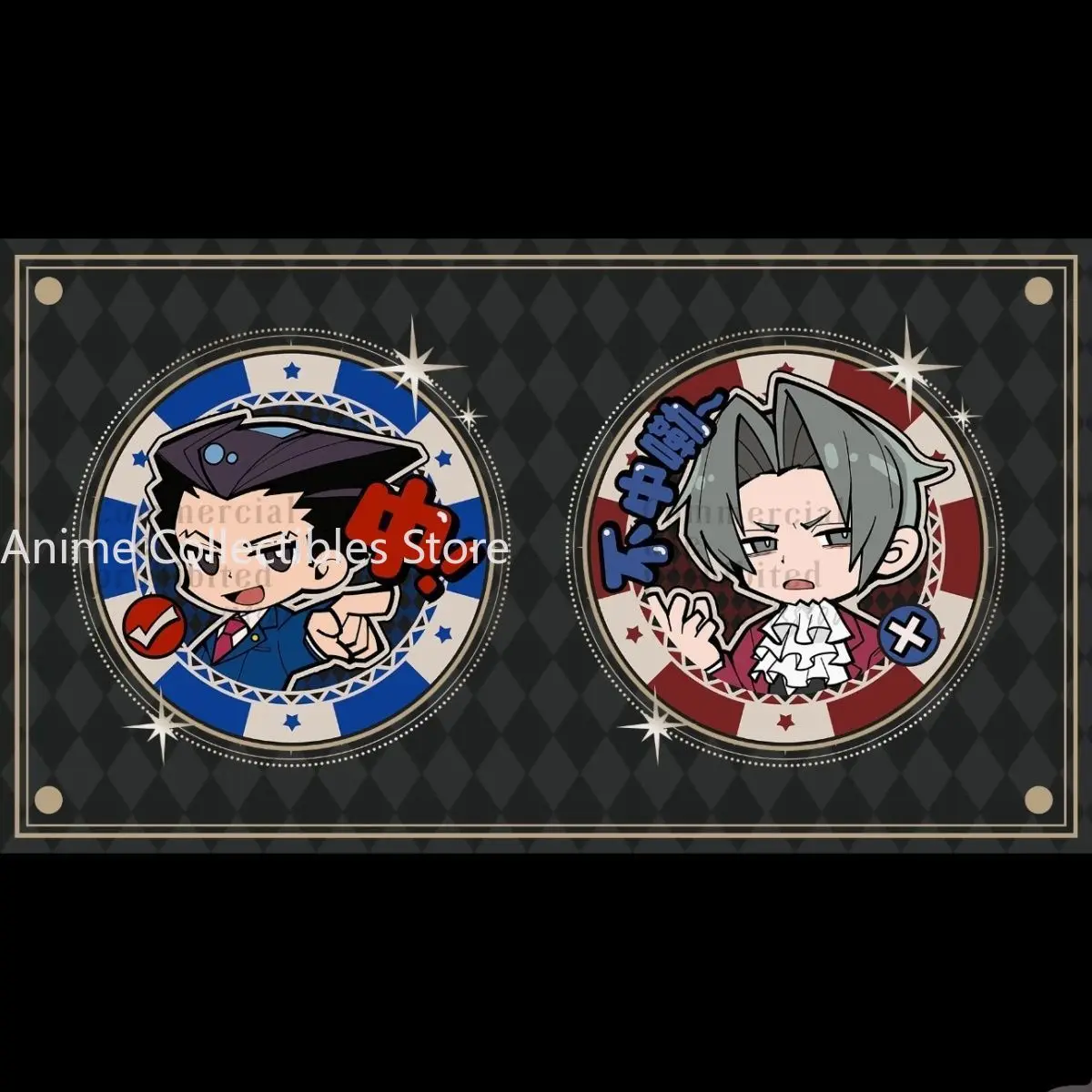Ace Attorney Phoenix Wright Miles Edgeworth Anime Badge Tinplate Brooch Cartoon Figure Badges Backpack Clothes Lapel Pin Props
Ace Attorney Phoenix Wright Miles Edgeworth Anime Badge Tinplate Brooch Cartoon Figure Badges Backpack Clothes Lapel Pin Props