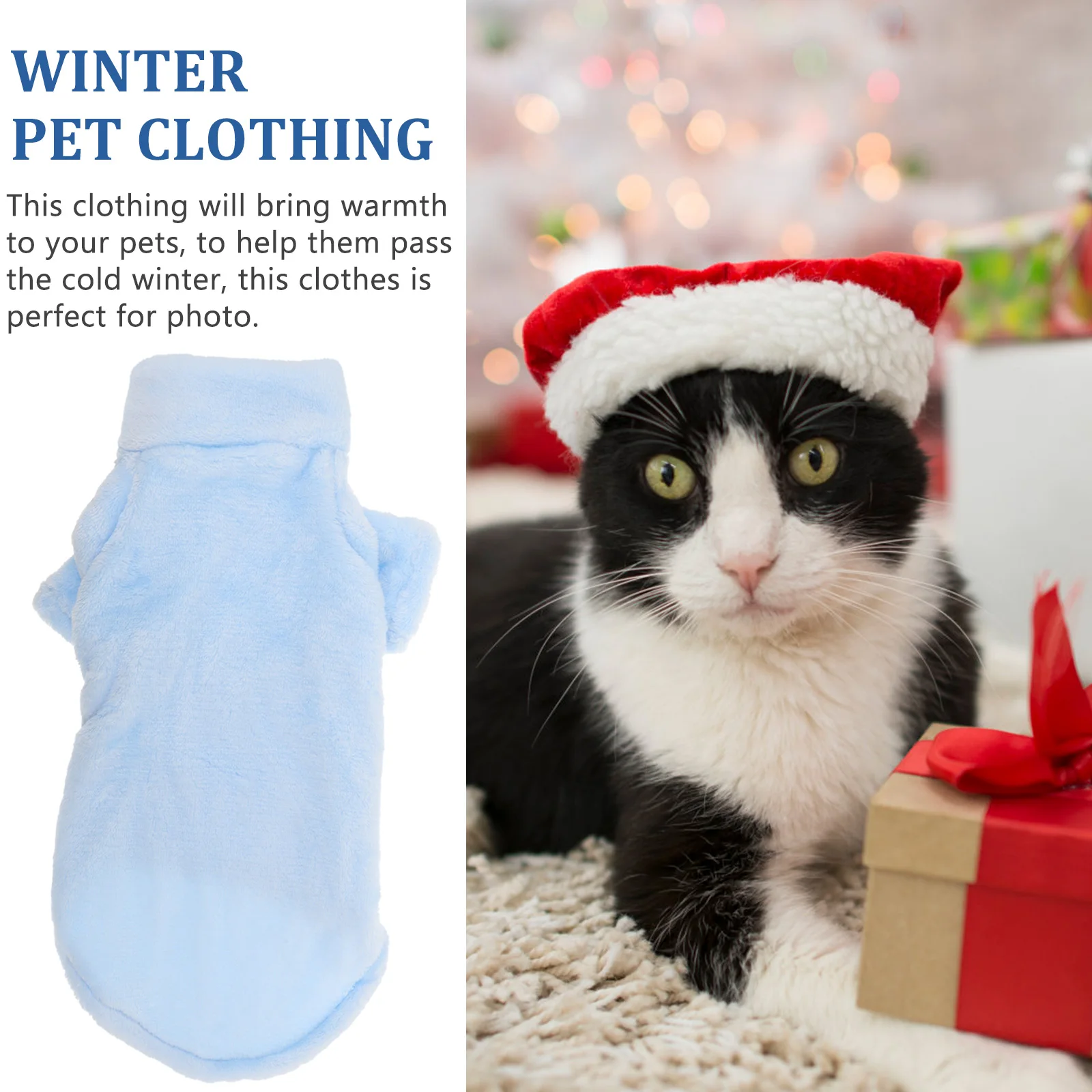 Warm Pet Clothes for Sphynx Cats Dogs Winter Fleece Hoodie Blue M 5 6kg Cute Dog Clothes Coral Fleece Pet Coat Easy Clean
Warm Pet Clothes for Sphynx Cats Dogs Winter Fleece Hoodie Blue M 5 6kg Cute Dog Clothes Coral Fleece Pet Coat Easy Clean