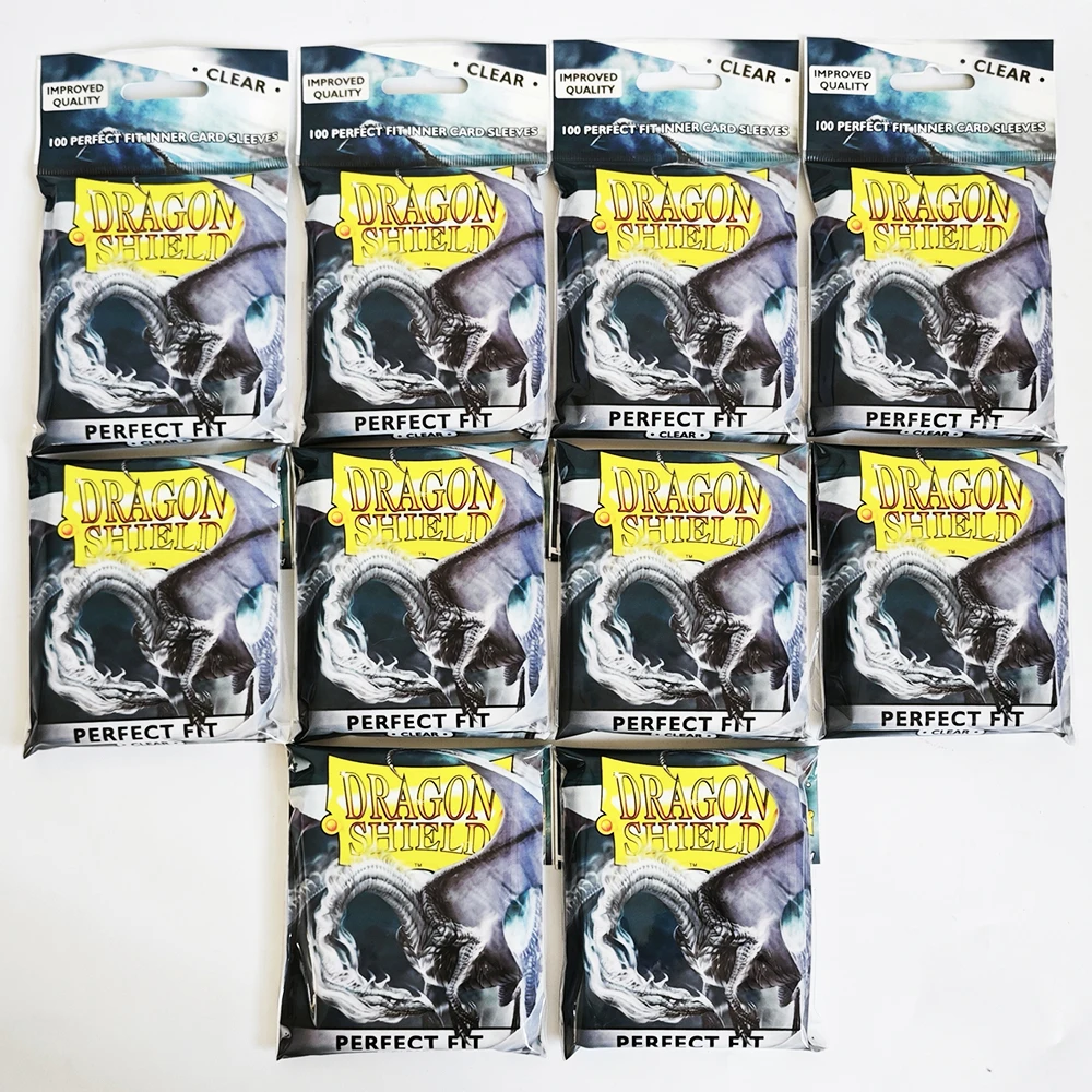 Dragon Shield Inner Sleeves Clear Standard Size 1000ct Card Protectors Individual Pack for Tabletop Games
Dragon Shield Inner Sleeves Clear Standard Size 1000ct Card Protectors Individual Pack for Tabletop Games