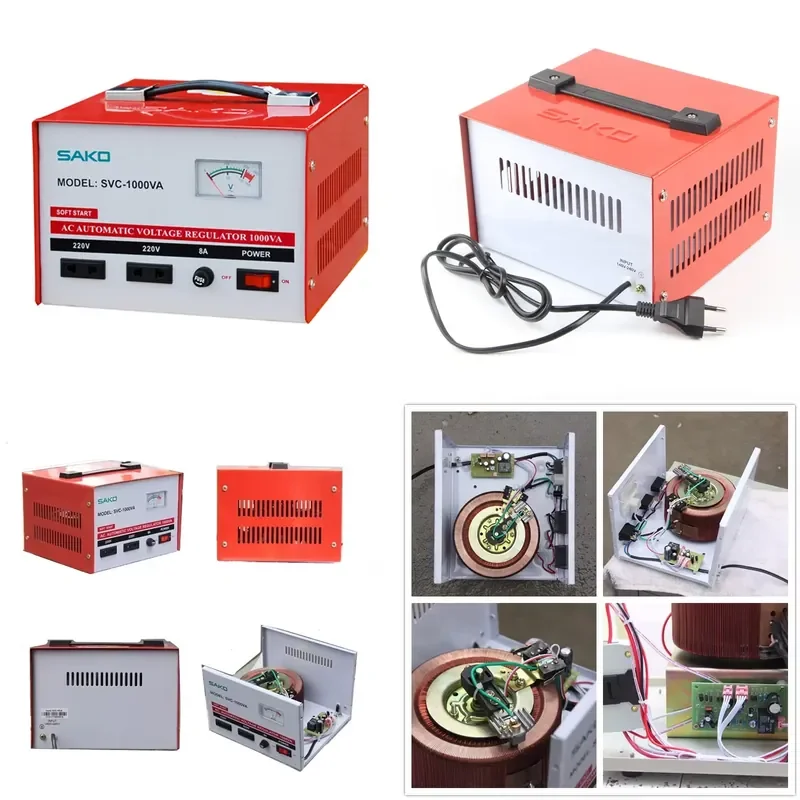 SVC 1000va Single Phase Servo Motor 220v Avr Automatic Voltage Regulator for Home
SVC 1000va Single Phase Servo Motor 220v Avr Automatic Voltage Regulator for Home