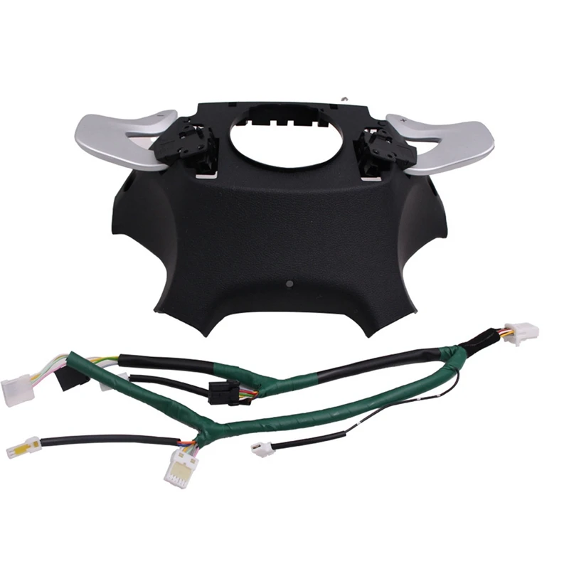 Car Steering Wheel Cover Multi-Function Shift Paddles Switch With Harness Kit For Hyundai Sonata 11-14 96770-3S000 561204Q200RY
Car Steering Wheel Cover Multi-Function Shift Paddles Switch With Harness Kit For Hyundai Sonata 11-14 96770-3S000 561204Q200RY
