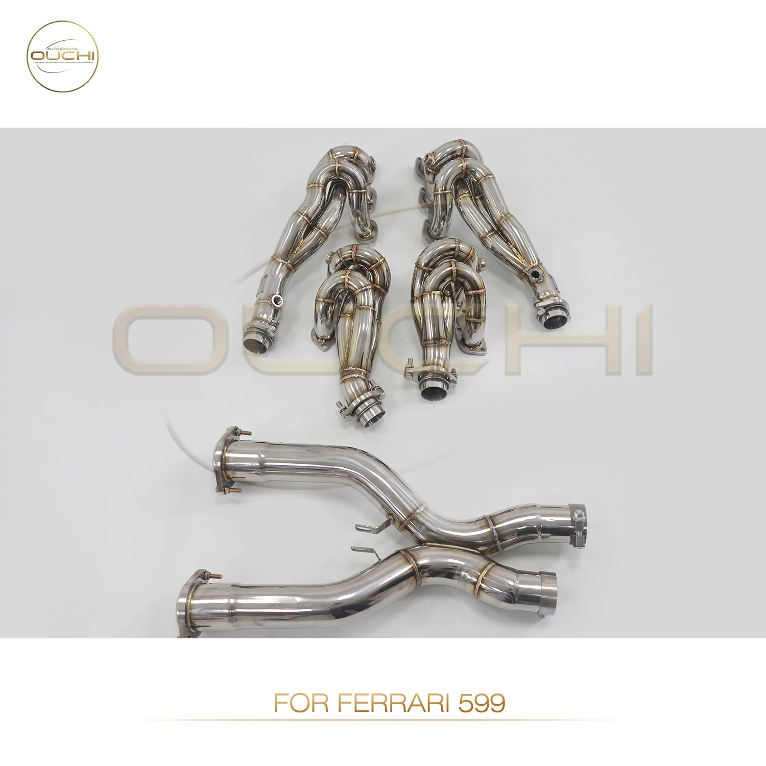 OUCHI Exhaust System Performance Manifold For Ferrari 599 V12 6.0L 2006-2012 Stainless Steel Auto Racing Header With Middle Pipe
OUCHI Exhaust System Performance Manifold For Ferrari 599 V12 6.0L 2006-2012 Stainless Steel Auto Racing Header With Middle Pipe