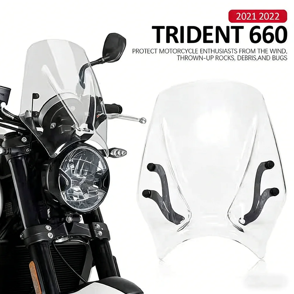 For Trident 660 Trident 660 2021-2022 New Motorcycle Accessories Windshield Wind Deflector Windscreen Fairing Baffle Cover
For Trident 660 Trident 660 2021-2022 New Motorcycle Accessories Windshield Wind Deflector Windscreen Fairing Baffle Cover