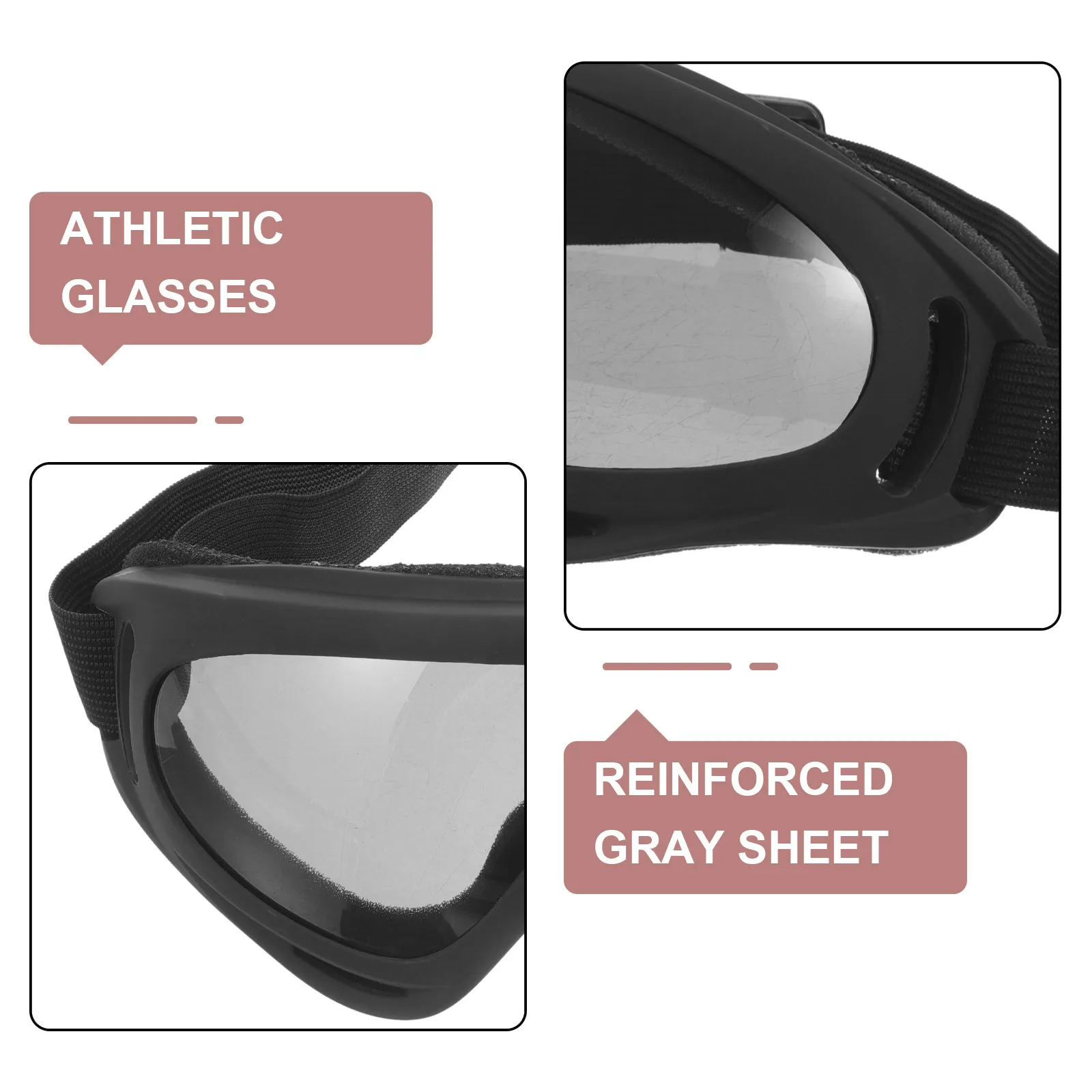 1Pair Windproof Goggles Cycling Goggle for Men Outdoor Riding Skiing Sports Eye Protector Clear Lens Anti-Shock Stylish Unisex
1Pair Windproof Goggles Cycling Goggle for Men Outdoor Riding Skiing Sports Eye Protector Clear Lens Anti-Shock Stylish Unisex