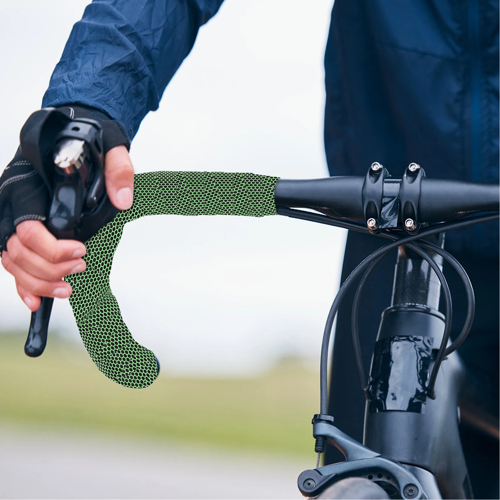 2 Set Tape Bicycle Accessories Road Bike Handlebar Tapes Strap Green Handlebars Wrapped
2 Set Tape Bicycle Accessories Road Bike Handlebar Tapes Strap Green Handlebars Wrapped