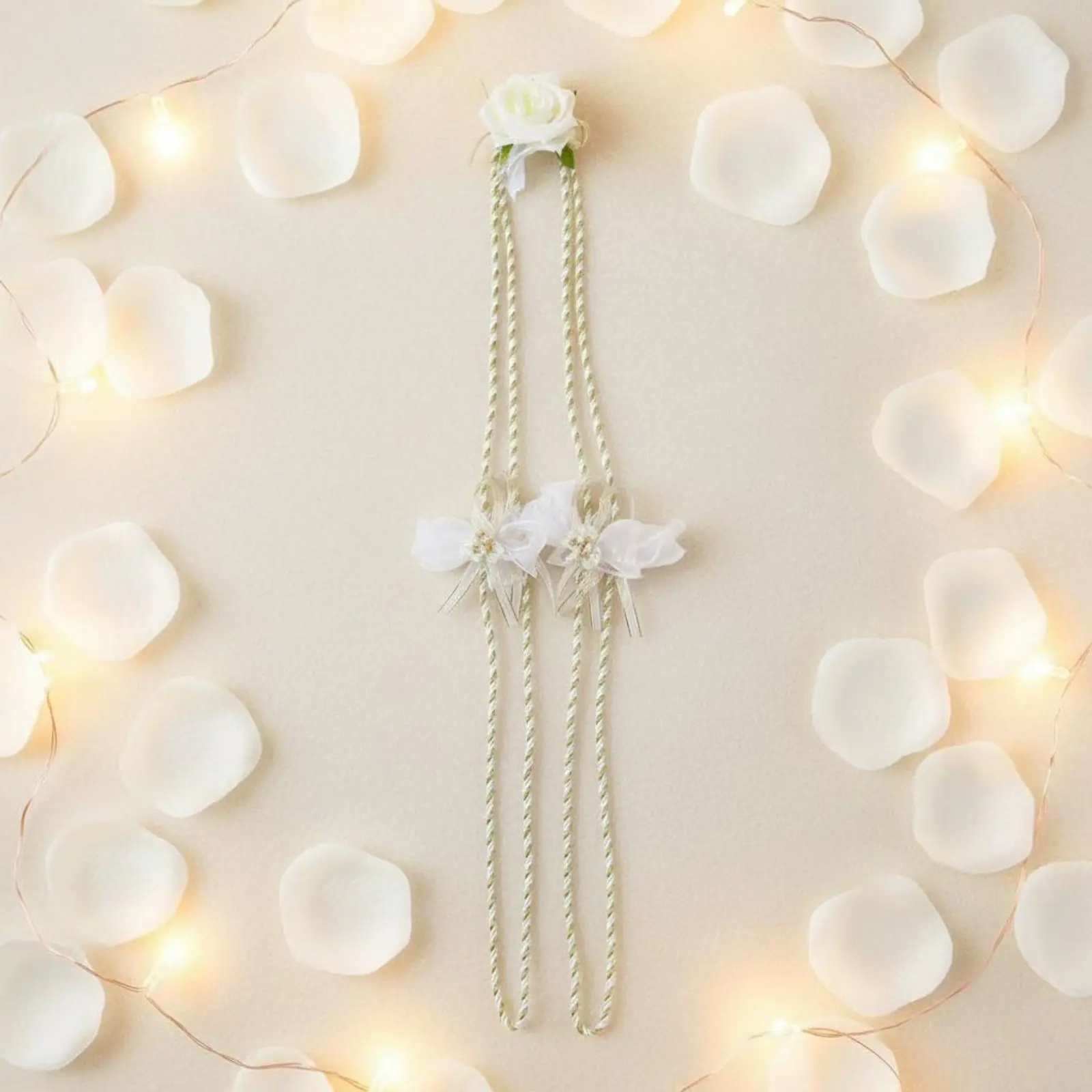 Ivory Blossom Bonding Cord Handmade Ivory Blossom Lasso Wedding Ceremony Lasso Rope Keepsake Gift Traditional Lazo Photo
Ivory Blossom Bonding Cord Handmade Ivory Blossom Lasso Wedding Ceremony Lasso Rope Keepsake Gift Traditional Lazo Photo