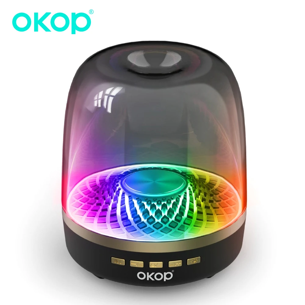 OKOP Bluetooth Audio,Cool RGB Ambient Light,TF Card Speaker, Desktop Small Speaker,Support USB.FM,LED,AUX Subwoofer Caixa De Som
OKOP Bluetooth Audio,Cool RGB Ambient Light,TF Card Speaker, Desktop Small Speaker,Support USB.FM,LED,AUX Subwoofer Caixa De Som