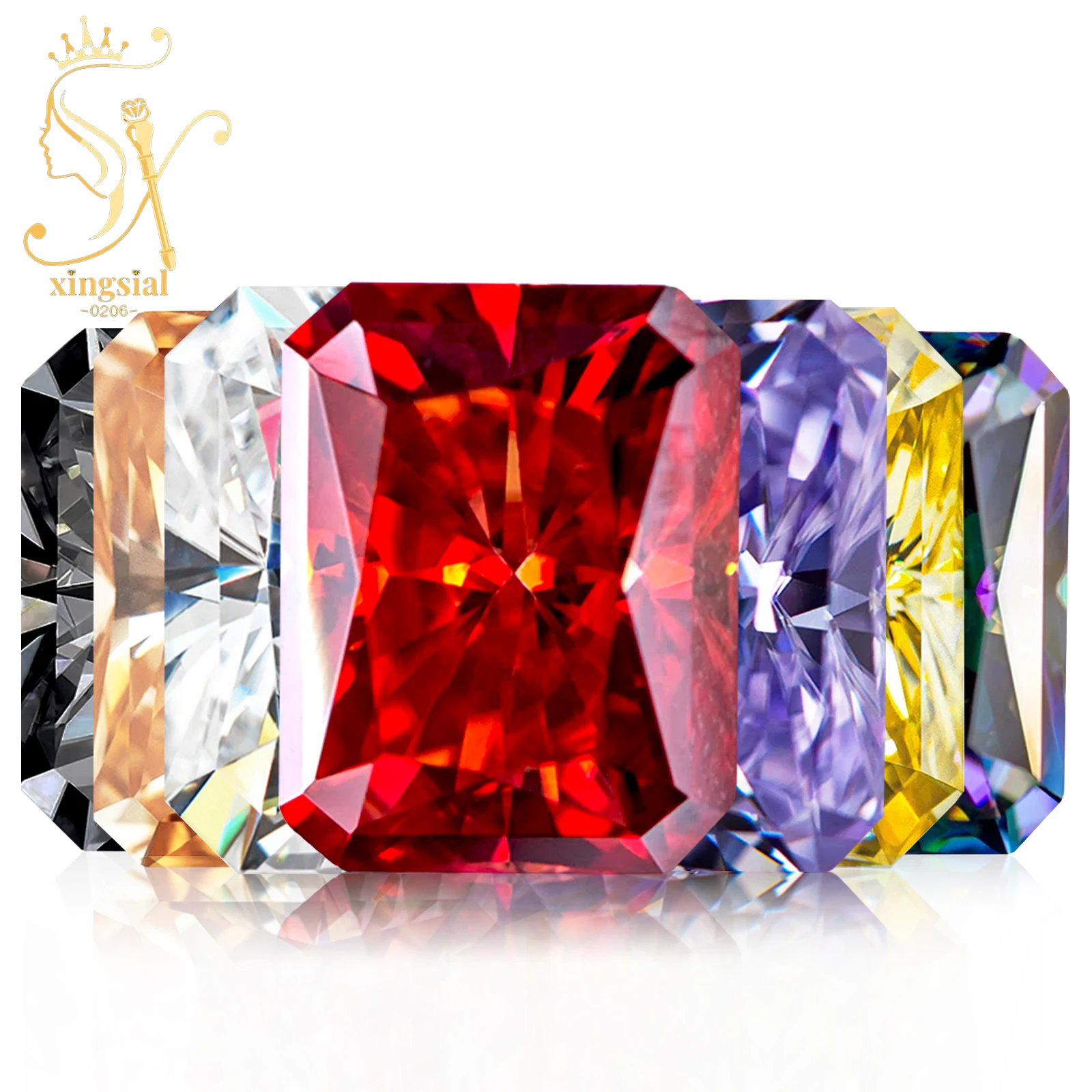 Pink Grey Sapphire Blue Green Red Purple With GRA Certificated EemraldCut Moissanite Pass Diamond Tester for DIY Jewelry Making
Pink Grey Sapphire Blue Green Red Purple With GRA Certificated EemraldCut Moissanite Pass Diamond Tester for DIY Jewelry Making