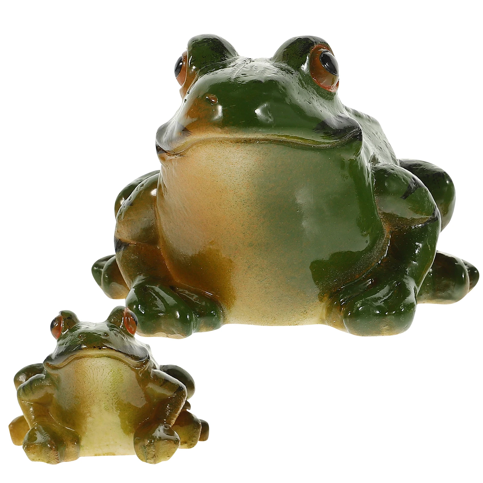 2Pcs Resin Figurines Cute Frog Statue Yard Frog Figurine for Garden Landscape Decoration Outdoor Statue
2Pcs Resin Figurines Cute Frog Statue Yard Frog Figurine for Garden Landscape Decoration Outdoor Statue