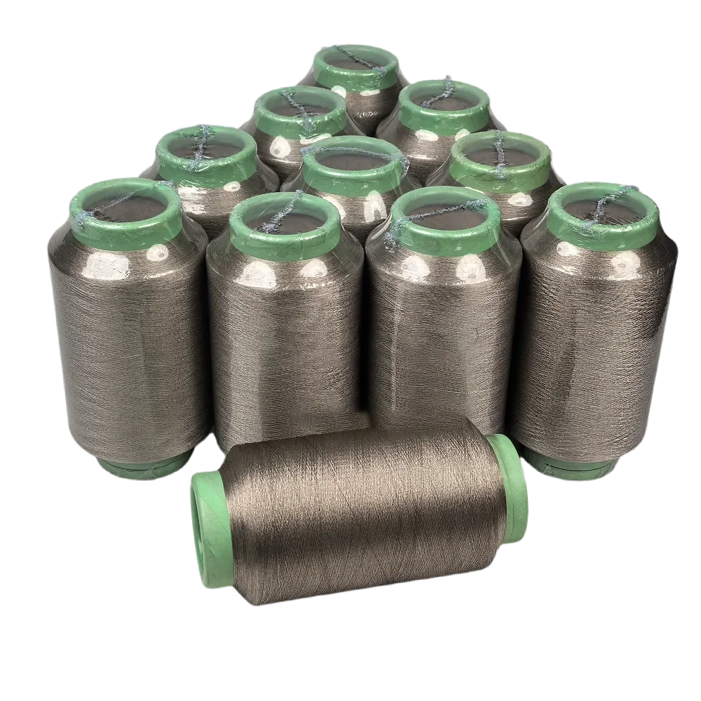 Пряжа из серебряного волокна используется для текстиля, антибактериальной, одежды, простыней и т. д.
Пряжа из серебряного волокна используется для текстиля, антибактериальной, одежды, простыней и т. д.