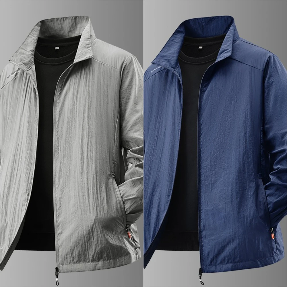 Ледяной шелк, солнцезащитная одежда, мужская летняя тонкая простая цветная уличная свободная солнцезащитная одежда большого размера с капюшоном, куртка
Ледяной шелк, солнцезащитная одежда, мужская летняя тонкая простая цветная уличная свободная солнцезащитная одежда большого размера с капюшоном, куртка