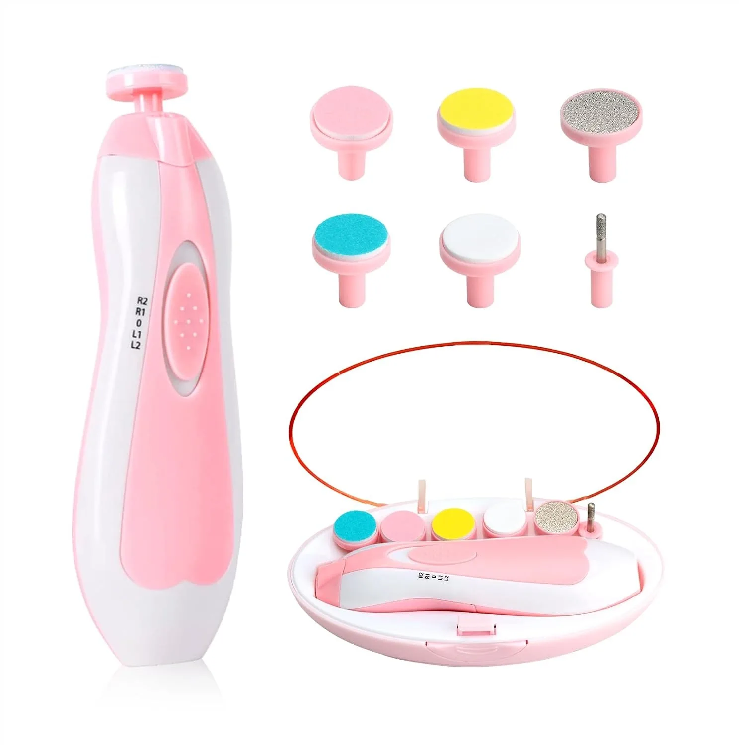 Baby Nail Trimmer File with Light Safe Electric Nail Clippers for Newborn Toddler Kids Fingernails and Toenails Care Polish Trim
Baby Nail Trimmer File with Light Safe Electric Nail Clippers for Newborn Toddler Kids Fingernails and Toenails Care Polish Trim