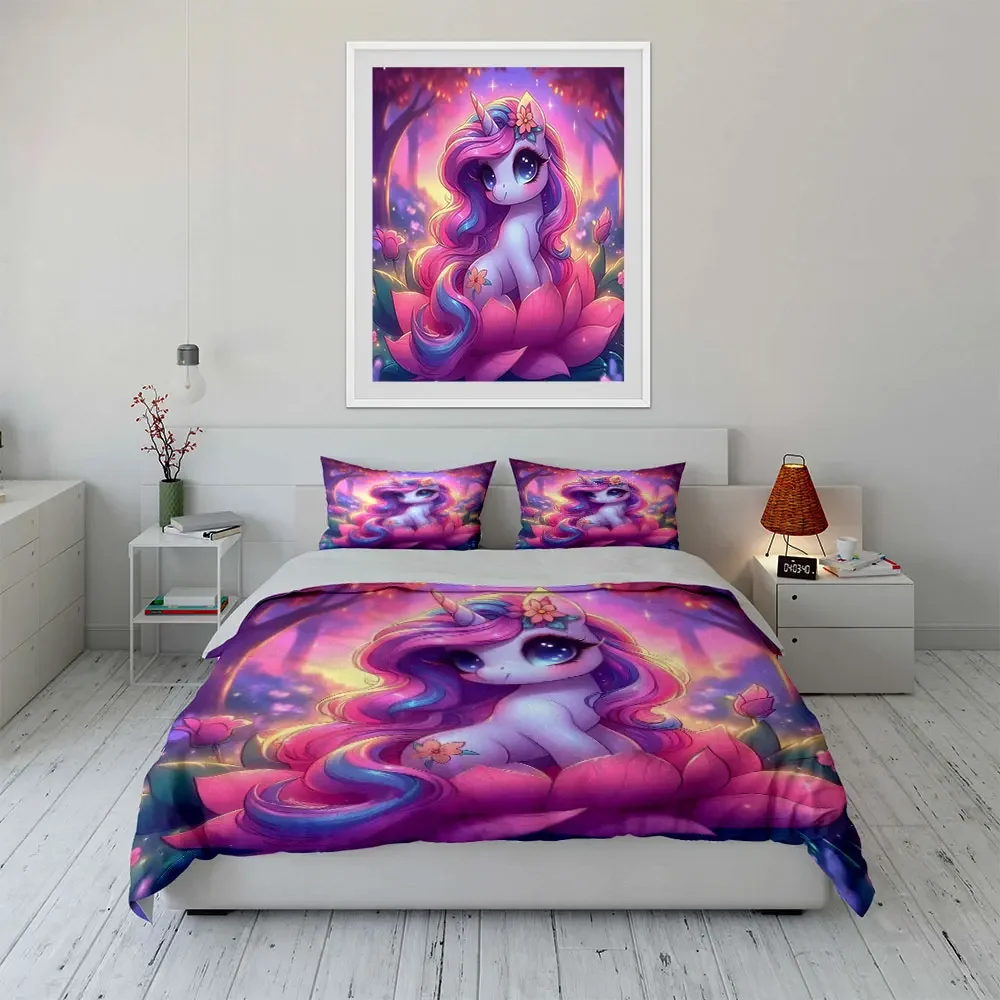 "Unicorn Three-Piece Kids Bedroom Décor" Multiple sizes kid's and adults' bedroom Exquisite 3PC bedding set, gift
"Unicorn Three-Piece Kids Bedroom Décor" Multiple sizes kid's and adults' bedroom Exquisite 3PC bedding set, gift