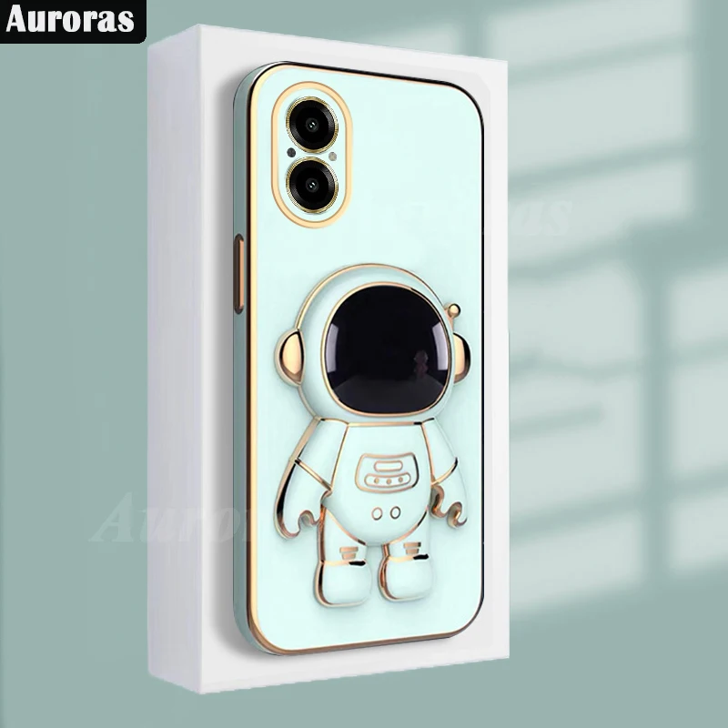 Auroras For Realme C67 4G Cover Astronaut Bracket Solid Color Electroplate Soft Shell For Realme C55 C53 C51 Phone Case
Auroras For Realme C67 4G Cover Astronaut Bracket Solid Color Electroplate Soft Shell For Realme C55 C53 C51 Phone Case
