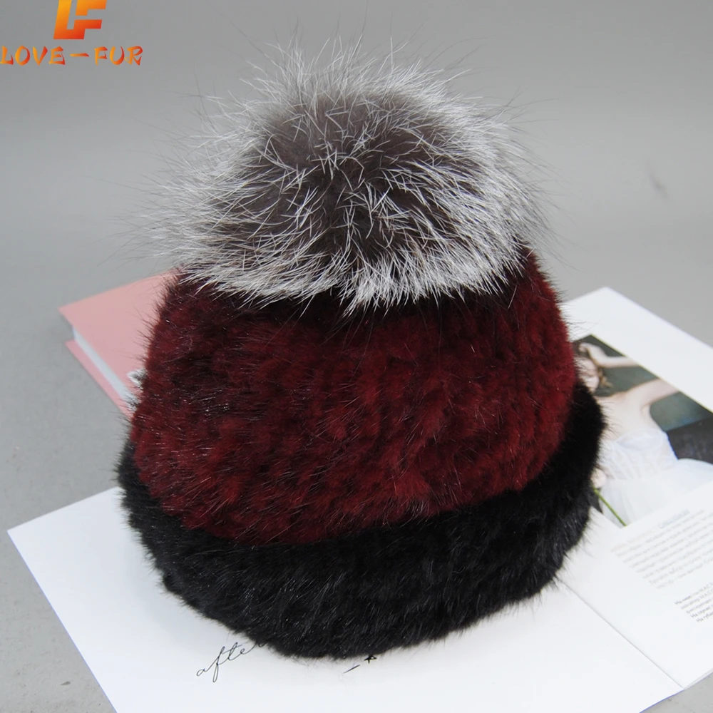 2025 Top Quality Women's Winter Knitted Mink Fur Patchwork Real Mink Fur Hat Cap Natural Fox Fur Pom Poms Beanie Lady Fashion
2025 Top Quality Women's Winter Knitted Mink Fur Patchwork Real Mink Fur Hat Cap Natural Fox Fur Pom Poms Beanie Lady Fashion