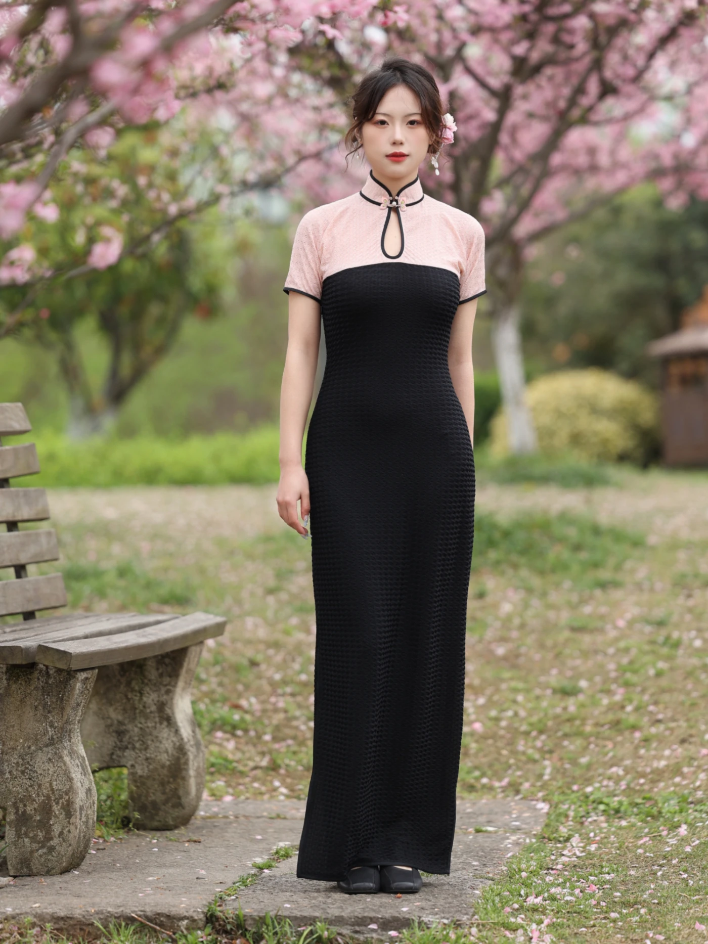 Женское повседневное платье в стиле ретро с китайским узором, без разрезов
Женское повседневное платье в стиле ретро с китайским узором, без разрезов