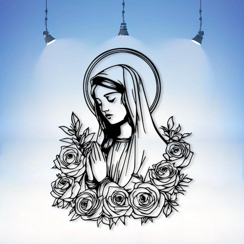 1pc Minimalist Metal Wall Art, Christian Religious Statue Mural, Perfect for Living Room & Bedroom, Faith Decor
1pc Minimalist Metal Wall Art, Christian Religious Statue Mural, Perfect for Living Room & Bedroom, Faith Decor