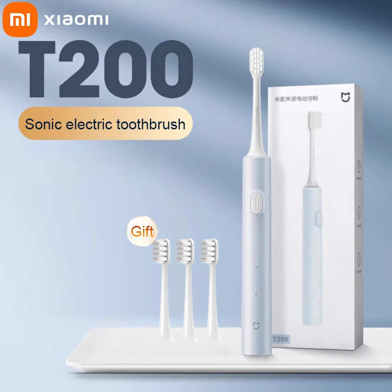 XIAOMI Sonic Electric Toothbrush T200 2 Mode Smart Cleaning USB‑C Rechargeable IPX7 Waterproof Teeth Brush With Replacement Head
XIAOMI Sonic Electric Toothbrush T200 2 Mode Smart Cleaning USB‑C Rechargeable IPX7 Waterproof Teeth Brush With Replacement Head