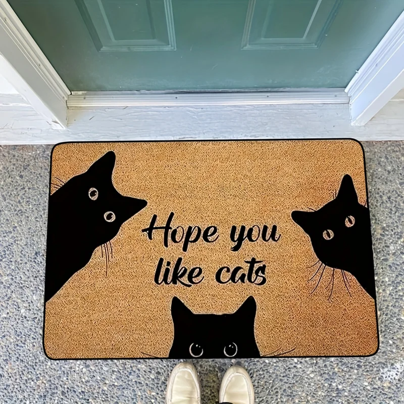 VIKAMA Cute and Adorable Cat Welcome Doormat – Washable, Non-Slip Entryway Mat for Hallways, Laundry Rooms, and Home Decor
VIKAMA Cute and Adorable Cat Welcome Doormat – Washable, Non-Slip Entryway Mat for Hallways, Laundry Rooms, and Home Decor