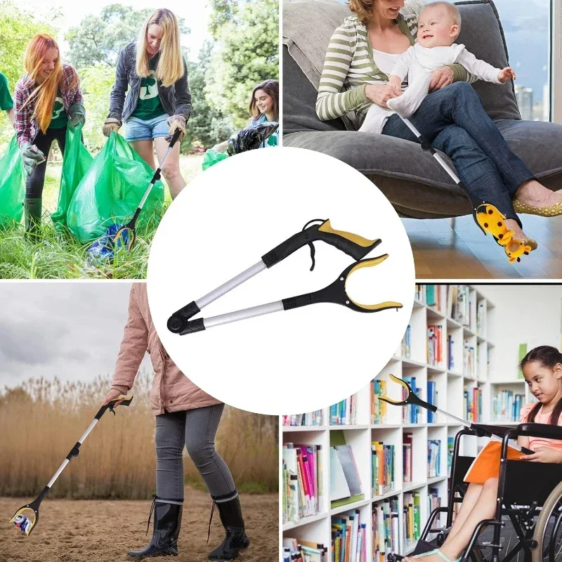 Grabber Reacher Tools, Foldable Assist Tool for Trash Pick Up with Magnetic Tip, Rotating Gripper, Reacher Grabber,Litter Picker
Grabber Reacher Tools, Foldable Assist Tool for Trash Pick Up with Magnetic Tip, Rotating Gripper, Reacher Grabber,Litter Picker