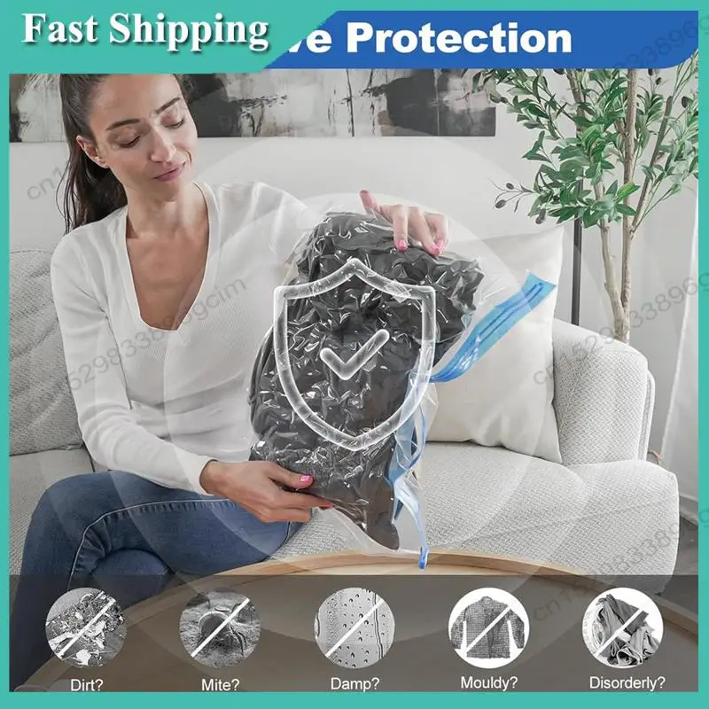 -BABQ 12PCS Travel Vacuum Storage Bags With Electric Pump Vacuum Seal Bags For Luggage Space Saver Bags For Clothes EU Plug
-BABQ 12PCS Travel Vacuum Storage Bags With Electric Pump Vacuum Seal Bags For Luggage Space Saver Bags For Clothes EU Plug