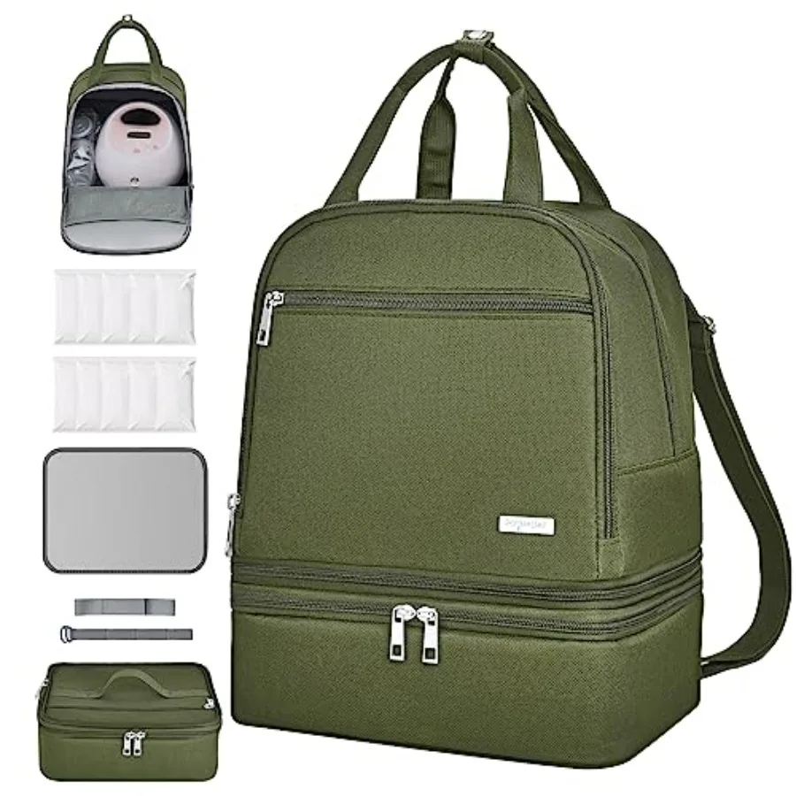 Derbiedersinn Breast Pump Bag Compatible with Spectra Pumps Insulated Carrying Case with Cooler for Milk Storage Travel Work Da
Derbiedersinn Breast Pump Bag Compatible with Spectra Pumps Insulated Carrying Case with Cooler for Milk Storage Travel Work Da
