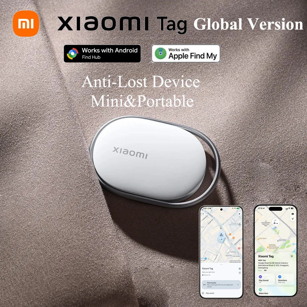 Global Version Xiaomi Tag Anti Lost Device Smart Tracker IP67 Bluetooth 5.4 Tracker For Google Find Hub Or For Apple Find My
Global Version Xiaomi Tag Anti Lost Device Smart Tracker IP67 Bluetooth 5.4 Tracker For Google Find Hub Or For Apple Find My