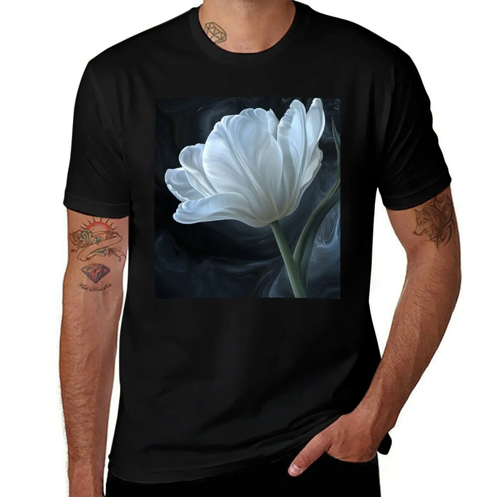 Beautiful Flower Arrangement Botanical Exotic Tulip Print For Valentine'S Day T-Shirt luxury designer t shirt men 100℅ cotton
Beautiful Flower Arrangement Botanical Exotic Tulip Print For Valentine'S Day T-Shirt luxury designer t shirt men 100℅ cotton