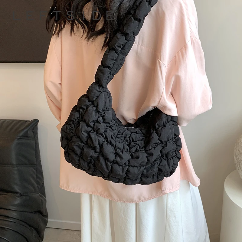 Design Soft Cloth Shoulder Bags For Women 2024 Y2K Korean Fashion Females Small Handbags And Purses Simple Travel Underarm Bag
Design Soft Cloth Shoulder Bags For Women 2024 Y2K Korean Fashion Females Small Handbags And Purses Simple Travel Underarm Bag