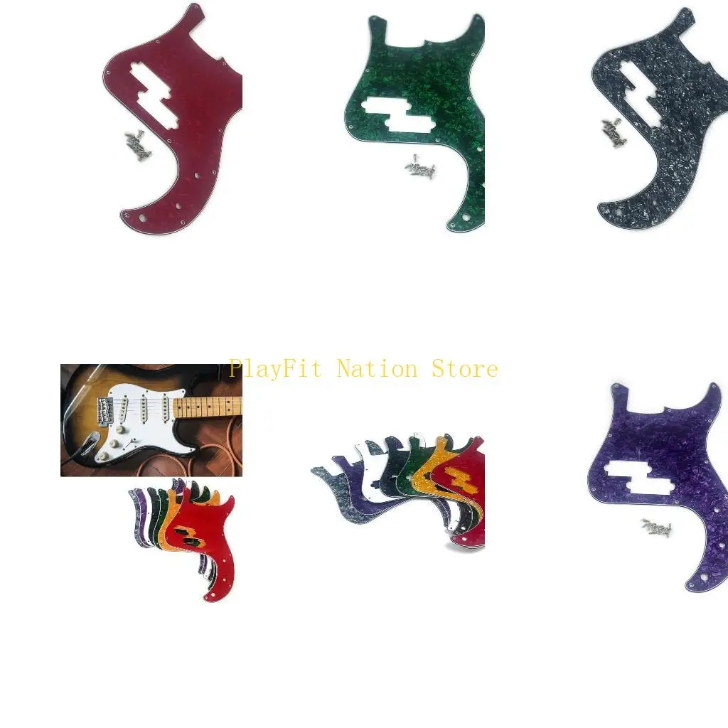 242F 11-отверстная басовая накладка, 3-слойная пластина для царапин, электрическая защита для бас-гитары, Запасные части для
242F 11-отверстная басовая накладка, 3-слойная пластина для царапин, электрическая защита для бас-гитары, Запасные части для