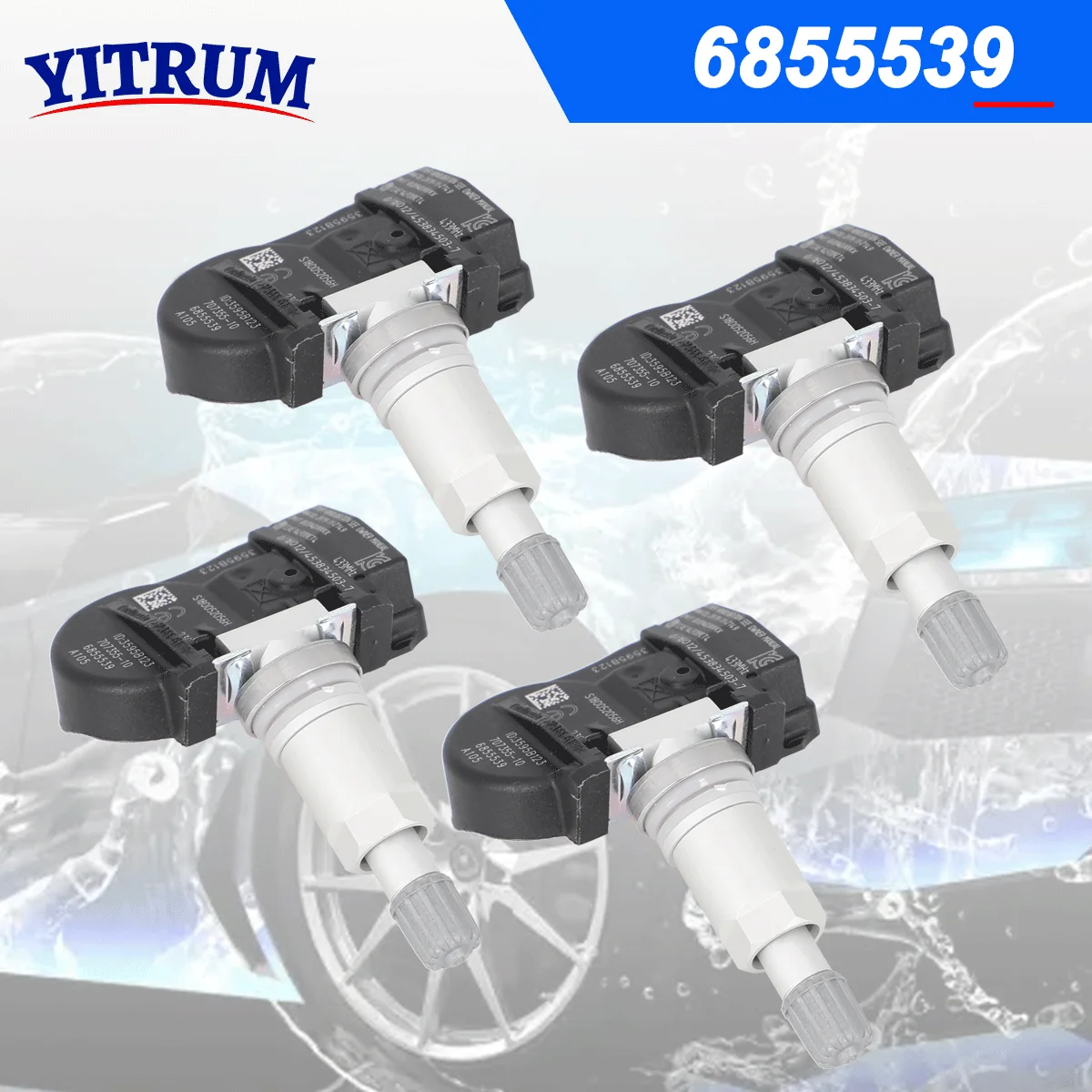 TPMS Tire Sensor For BMW 3 Series Sedan 2014-2019 4 5 Series M8 2019 X1 2015-2023 433MHz 6855539 707355-10 1/4PCS
TPMS Tire Sensor For BMW 3 Series Sedan 2014-2019 4 5 Series M8 2019 X1 2015-2023 433MHz 6855539 707355-10 1/4PCS