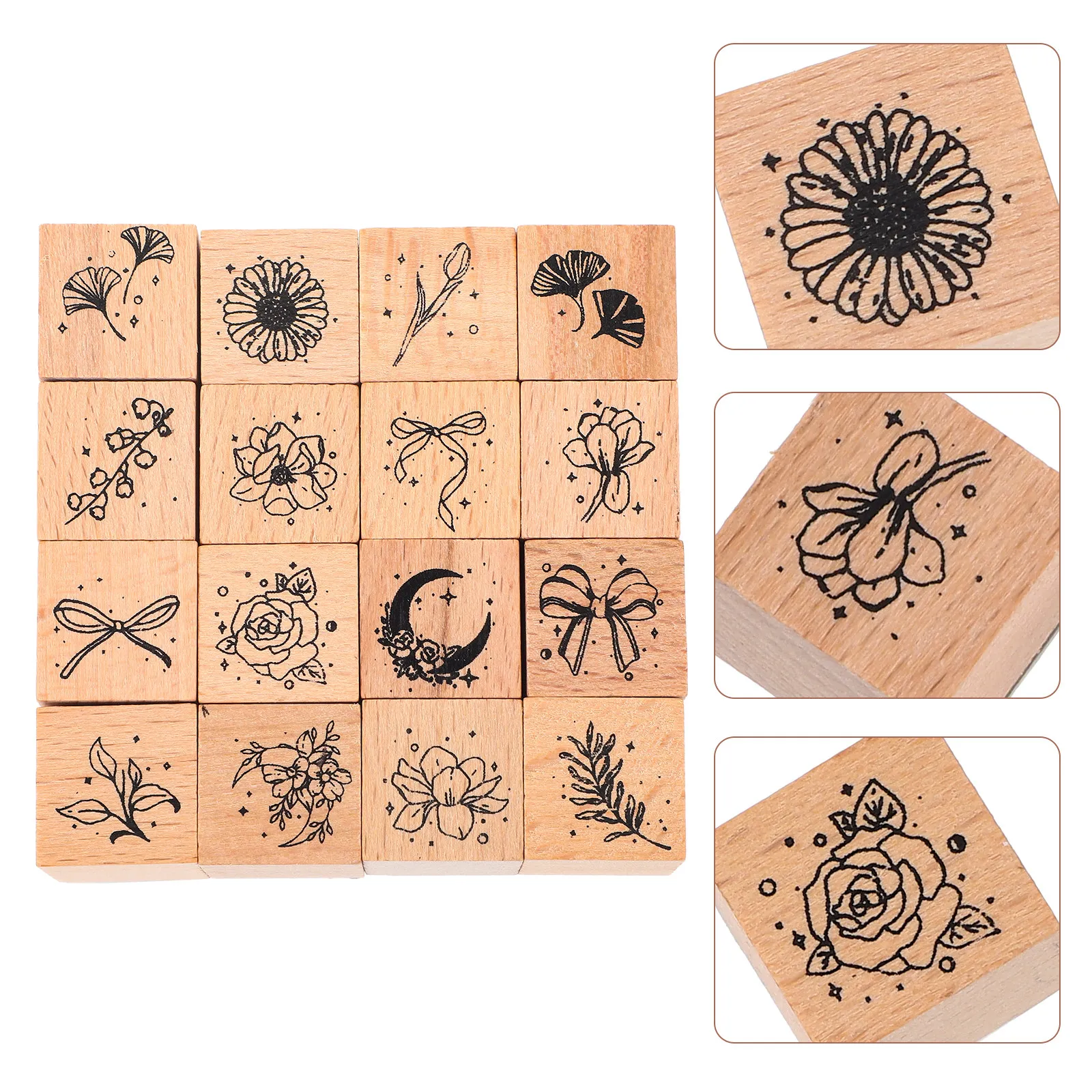 16pcs Kids Stamps Wooden Children Flower Plant Retro Set Stamper Scrapbooking Craft Diy Journal Safe Durable Creative Household
16pcs Kids Stamps Wooden Children Flower Plant Retro Set Stamper Scrapbooking Craft Diy Journal Safe Durable Creative Household