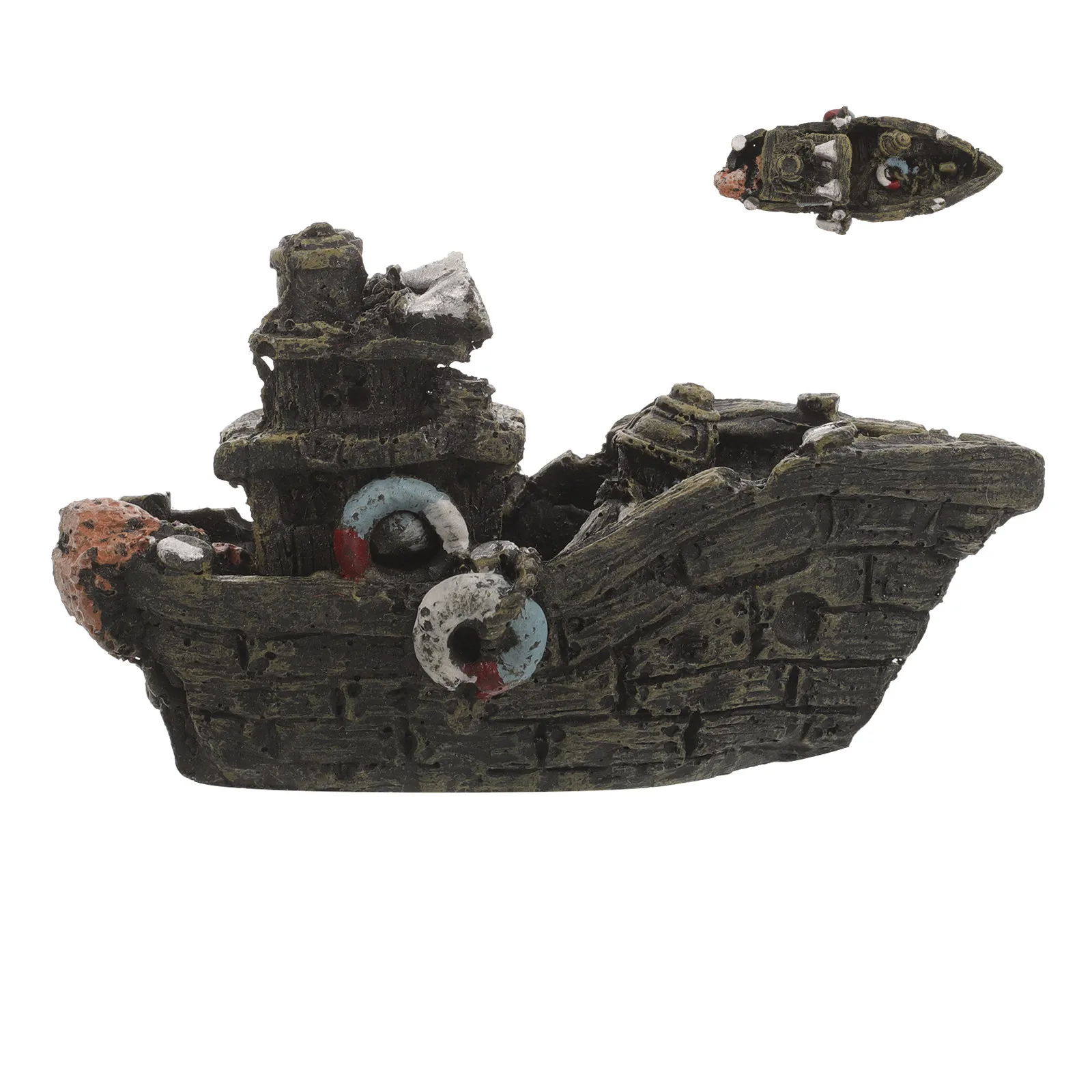 Sunken Ship Aquarium Decoration Simulation Resin Fish Tank Landscaping Ornament Porous Hideout Fish Shrimp Shelter Natural
Sunken Ship Aquarium Decoration Simulation Resin Fish Tank Landscaping Ornament Porous Hideout Fish Shrimp Shelter Natural
