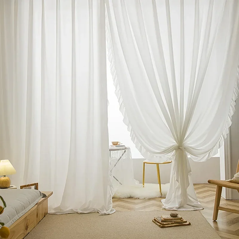 French Lace White Sheer Curtain For Bedroom,High-end Tulle Curtain For Luxurious Living Room And Balconies, Curtain 84 Inch Long
French Lace White Sheer Curtain For Bedroom,High-end Tulle Curtain For Luxurious Living Room And Balconies, Curtain 84 Inch Long