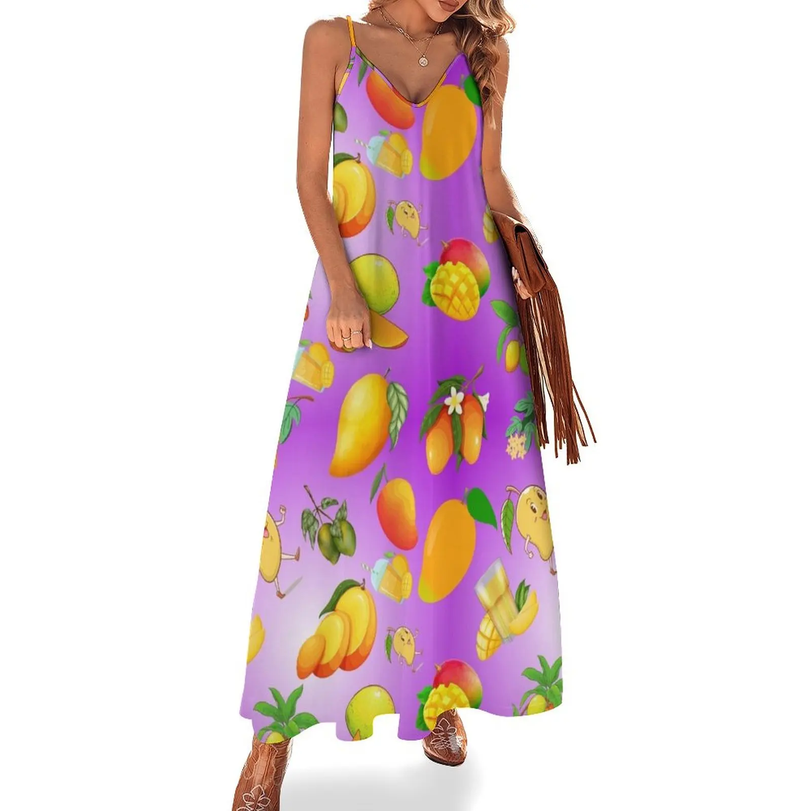 Mango seamless Pattern Sleeveless Dress summer dress womens 2025 Woman's evening dress evening dresses women
Mango seamless Pattern Sleeveless Dress summer dress womens 2025 Woman's evening dress evening dresses women