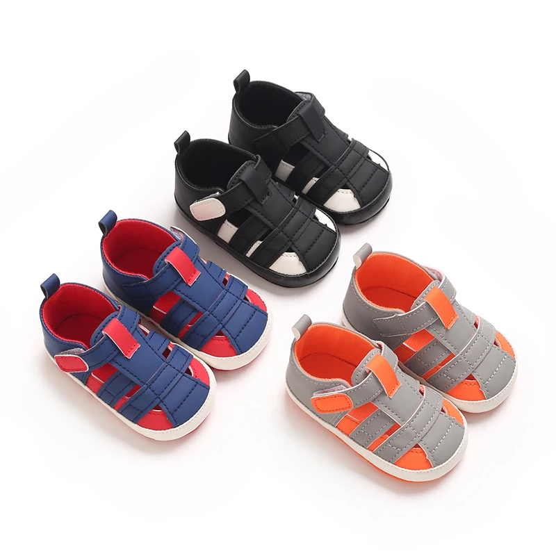 Baby Boy Closed Toe Sandals Breathable Hollow out Soft Sole Shoes Summer Beach Walking Shoes for Toddler Newborn
Baby Boy Closed Toe Sandals Breathable Hollow out Soft Sole Shoes Summer Beach Walking Shoes for Toddler Newborn