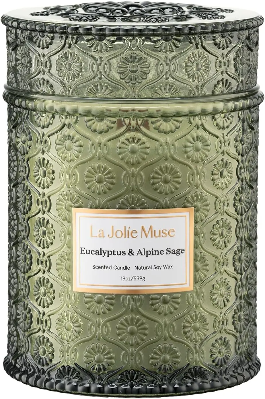 Eucalyptus & Sage Candle for Home Cleansing, 19 oz Wooden Wick Soy Wax Candle with 90-Hour Burn for Relaxation
Eucalyptus & Sage Candle for Home Cleansing, 19 oz Wooden Wick Soy Wax Candle with 90-Hour Burn for Relaxation